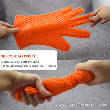 Cooking Silicone Gloves Oven Microwave Anti-Scald Gloves Set